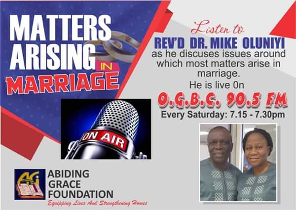 Matters Arising in Marriage