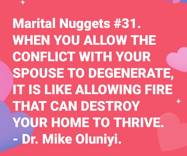 Marital Nuggets #31 – Dr. Mike Oluniyi.