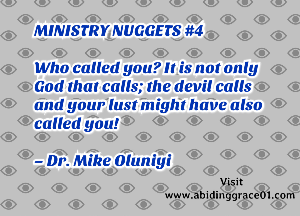 Ministry Nuggets #4