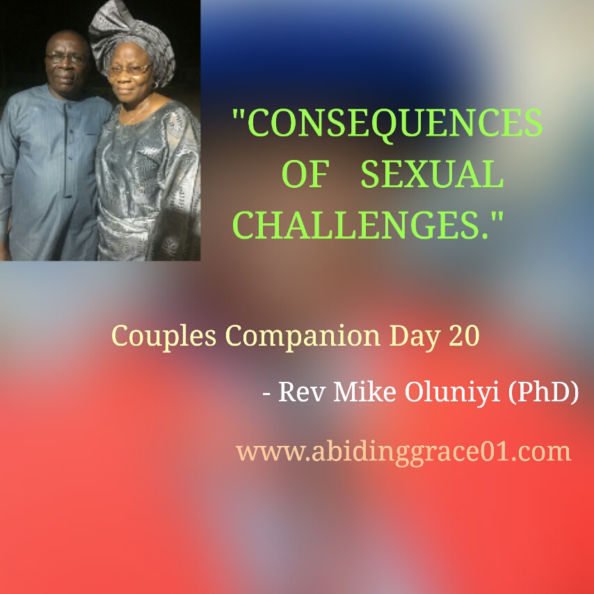 CONSEQUENCES OF SEXUAL CHALLENGES: Couples Companion Day 20