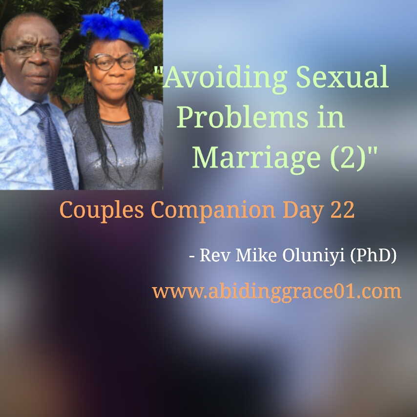 Avoiding Sexual Problems In Marriage (2): Couples Companion Day 22