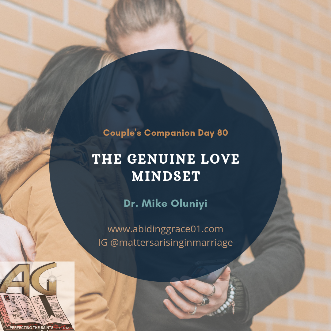 THE GENUINE LOVE MINDSET : Couple’s Companion Day 80