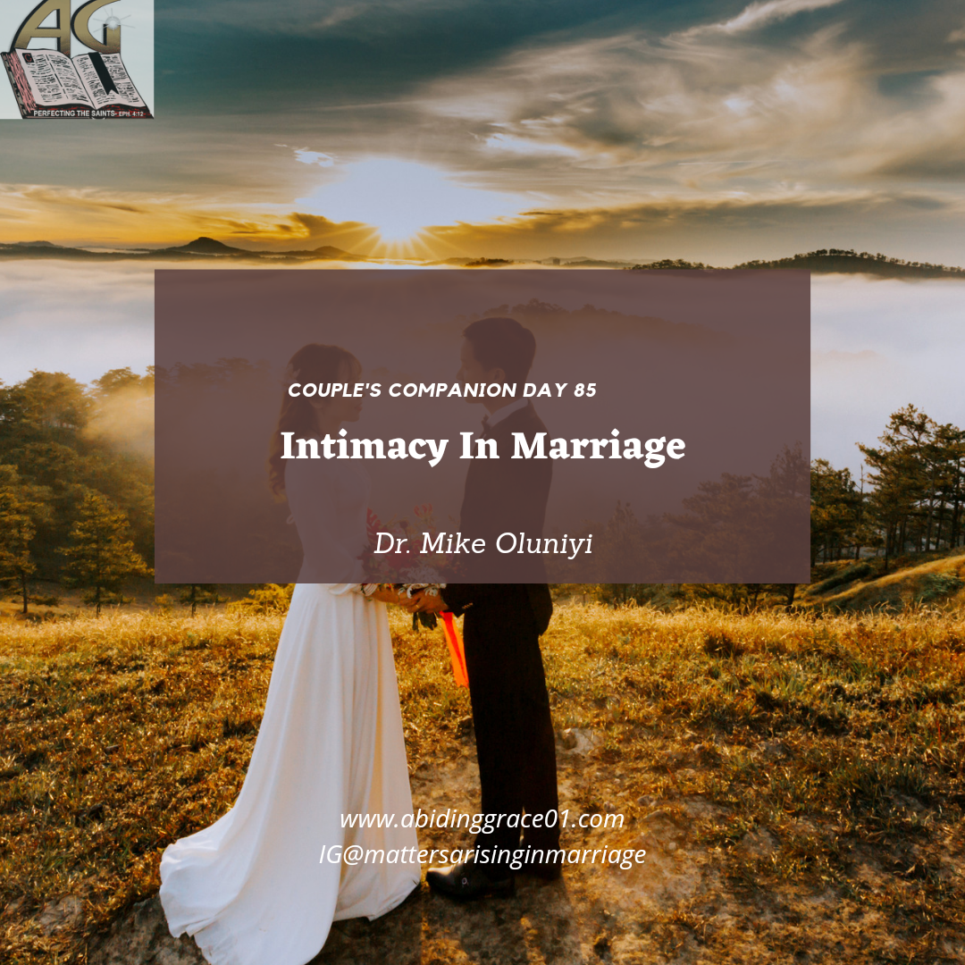 Intimacy In Marriage (1): Couple’s Companion Day 85